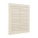 Ventilation grate "Cosmetic" L155sk, 155x155 mm, with a grid, ineffective, ivory
