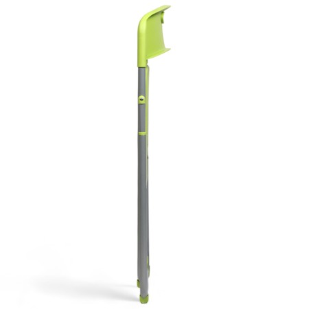 Folding chair on a metal frame, green-6