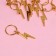 Hair piercing "Lightning", 4.1 × 1.3 cm, 10 pcs, golden color