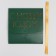 Happy New Year folding box, embossing, green, 16.5 x 12.5 x 5 cm, New Year