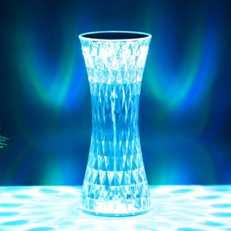 Table lamp with PDD "Crystal" LED 16 colors RGB touch 8x8x19 cm Risalux-7