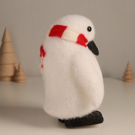 Decor "Penguin in a striped scarf" 17x12x10 cm-1