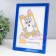 Photo frame Plastic "Format" 15x21 cm, blue metallic
