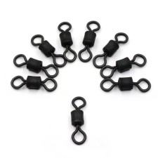 Вертлюг Namazu Pro ROLLING RIBBED SWIVEL, латунь, Carbon, test-60 кг, упаковка 10 шт.