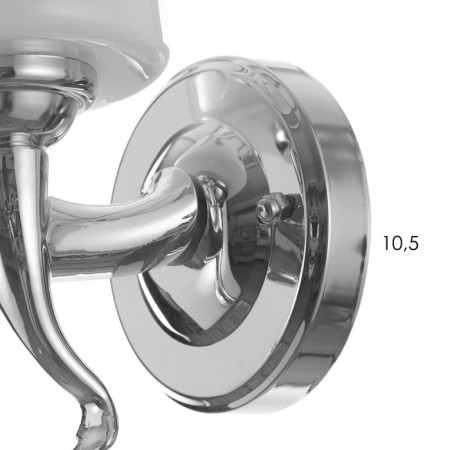 Bra "Elary" E27 40W chrome 10x13.8x25 cm-3