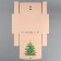 Box folding double -sided "New Year tree", 20 x 18 x 5 cm, without tape, New Year