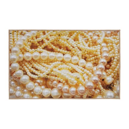 Moisture mature rug Velur Spa "Pearl Necklace", 50x80 cm