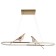 Lamp "Birds" 80W LED gold 89x37x30cm Bayerlux
