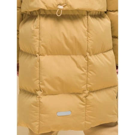 Coat for girls, height 128 cm, beige color-9