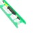 Fishing rod equipped bamboo breasts, No. 2 170 mm, 2 g