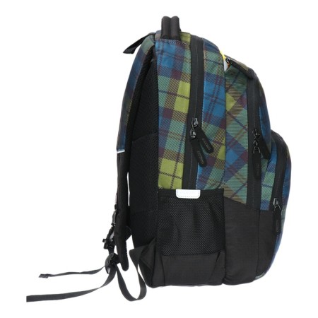 Youth backpack 45 x 32 x 23 cm, Grizzly, ergonomic back, green/blue-3