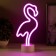 Flamingo nightlight LED from 3AA batteries (not in the kit) 8.5x13x29.5 cm Risalux