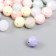 Beads for creativity Plastic "Glass. Pearl palette" set 20 grams d = 1 cm