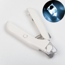 Smart animal clawers, with a file, LED flashlight and a claw container, on batteries