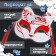 Kitsune carnival mask, red color