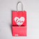 Package gift craft, packaging, “With Love”, 12 x 21 x 9 cm