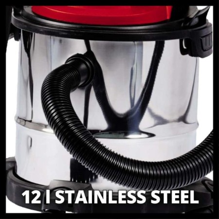 Construction vacuum cleaner Einhell TC-VC 1812 S, 1250 W, 12 l, 1.5 m, d = 36 mm-5