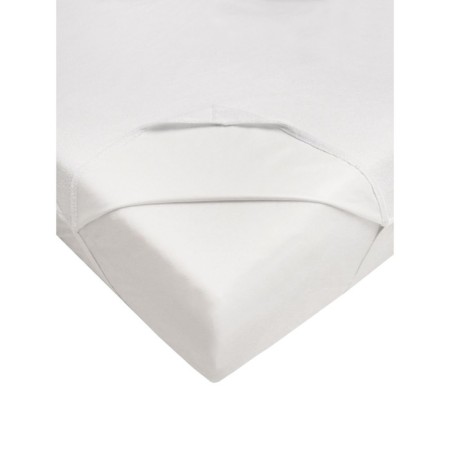 Substract waterproof, size 120x200 cm, with elastic bands in the corners, white color-2