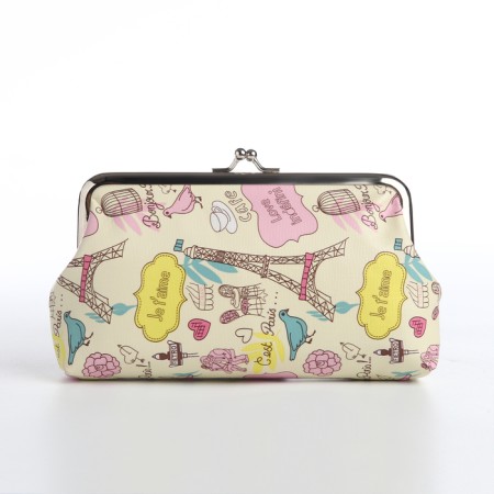 Cosmetic bag, beige color-1