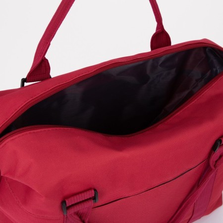 Road bag with lightning, external pocket, red color-2