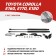 Gas strokes of the hood Auto unorusor for Toyota Corolla E160, E170, E180 2012-2019, 2 pcs., Utocor013