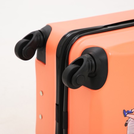 Small suitcase 16 "On the zipper, the color is orange-5