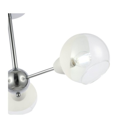 Ceiling EVOLUCE lamp. Sle102702-03. Giorte. 3x40 W, E14, 61x61x33.5 cm, chromium color-8