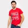 New Year's T -shirt, red color, size 52