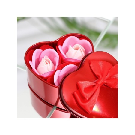 Soap roses, three -color, set of 3 pcs.-6