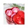 Soap roses, three -color, set of 3 pcs.
