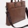 Male bag, brown color