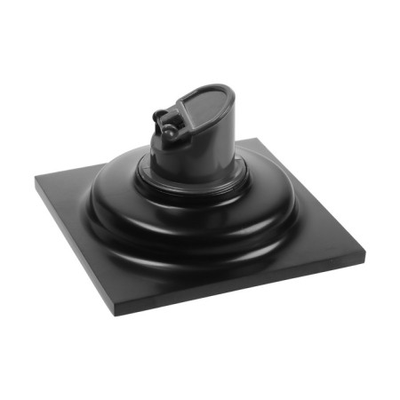 Zein gap, 100x100 mm, vertical, d = 32 mm, stainless steel, black-4