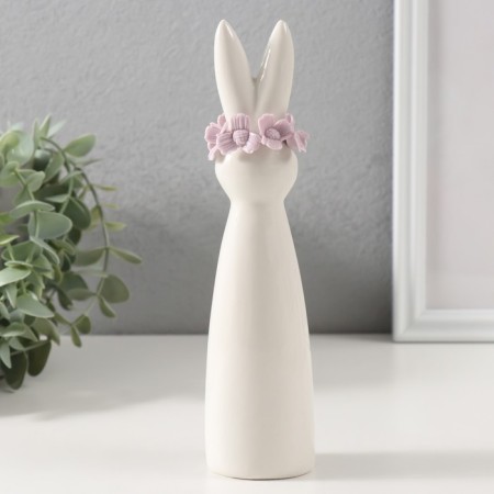 Souvenir Ceramics "Bunny in a lilac vein" 4.6x3.9x18.6 cm-2