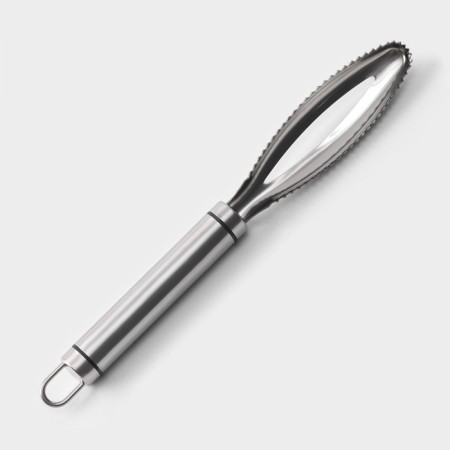 Magistro Solid fishing pipe, stainless steel, chrome color-3