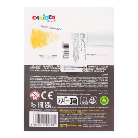 Loars of art 12 colors, Carioca Plus ", premium bright, soft, cardboard, euro suspension-9