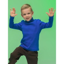 Turtleneck for the boy Pelican, height 110 cm, color ultramarin