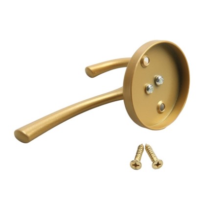 Furniture hook Cappio Simple, two -rod, matte gold-6