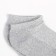 Socks men's shortened net, gray color, size 25