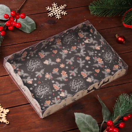 Cookie box "Happy New Year!", 22 x 15 x 3 cm