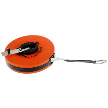 Geodesic roulette Sparta, 10 m x 12.5 mm, PVC tape, closed round case