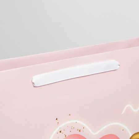 Gift package laminated, packaging, “with love”, l 40 x 31 x 11.5 cm-2