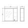 Cabinet-mirror ethno 60 right