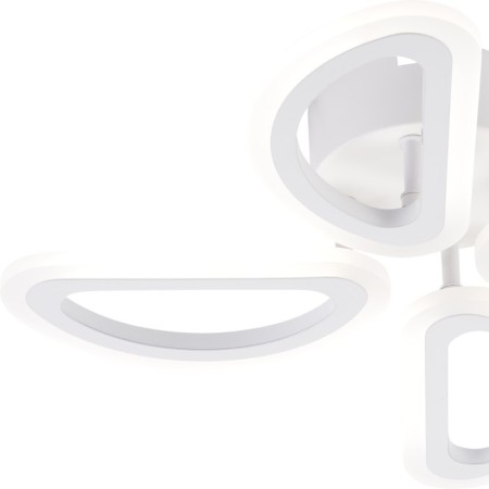 Ceiling light ESCADA, 10285/4LED. 1x29W, LED, 2890LM, 3000/4000/6500K, 410x410x90 mm, white color-3