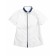 Short -sleeve shirt for Pelican boy, height 128 cm, white color