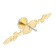 Handle button cappio, d = 30, l = 168 mm, color gold