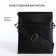 Male bag, black color
