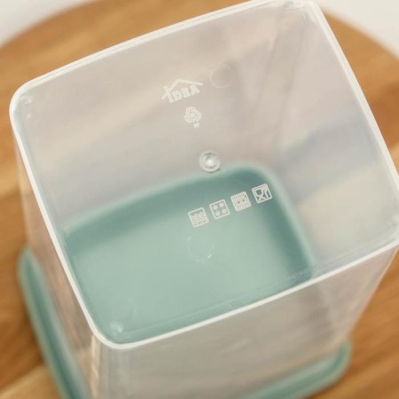 Capacity for bulk products, square, 1.9 l, pistachio color-2