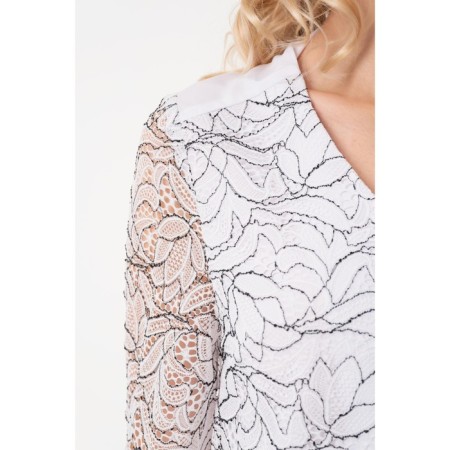Female jacket, size 42, white color-1