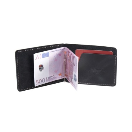 Z-933-30 Purse with a clamp Z-933, black pulp-30-1