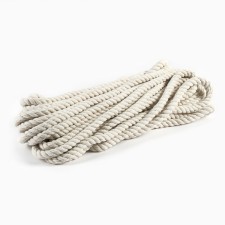 Cotton rope 12 mm (20 m) white, motor